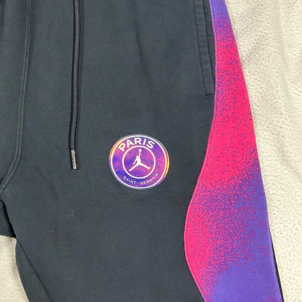 Jordan PSG Paris Saint Germain Sweatpants Mens Medium Black Nebula Joggers
